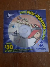 Vintage Carmen Sandiego Word Dective Full-Version Game CD-ROM, General Mills 