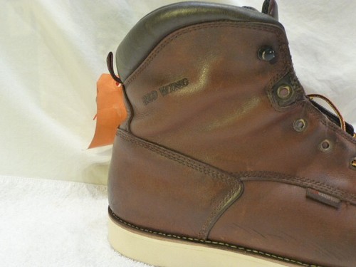 Botas de trabajo Red Wing Traction Tred 405 punta suave 6" para hombre cuero marrón 14W $400 - Imagen 2 de 12