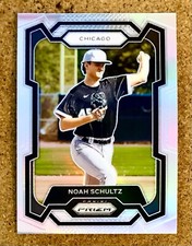 2024 Panini Prizm Baseball Silver Prizm Noah Schultz #297 Chicago White Sox