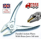 Parallel Action Brass Flat Nose Jaws Pliers Beading Jewellery Watch Optical