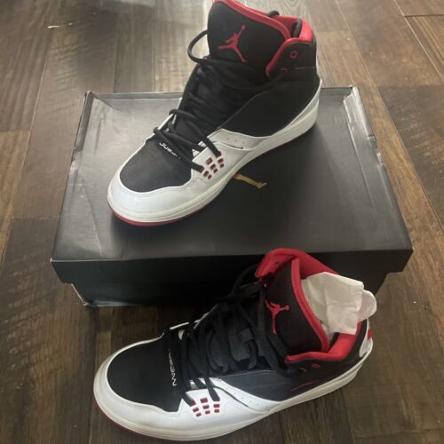 NIKE AIR JORDAN 1 FLIGHT 372704-034 2013 SIZE 9 RED WHITE BLACK W/ PROXY BOX