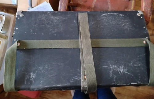 Caja de envío/lavandería vintage años 50 con dirección de franqueo y devolución 18 X 12 - Imagen 16 de 16