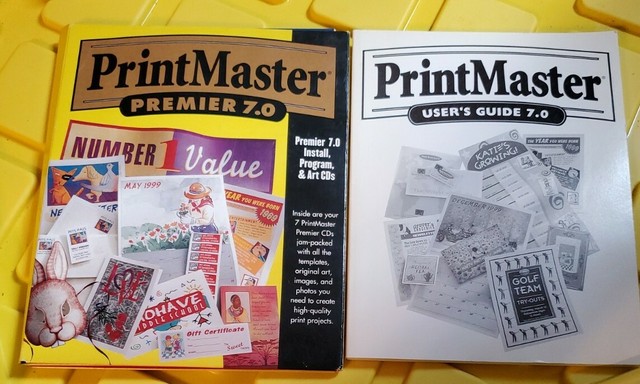 Mindscape Print Master PrintMaster Platinum 7.0 - WIN 95 98 NT W/ User ...
