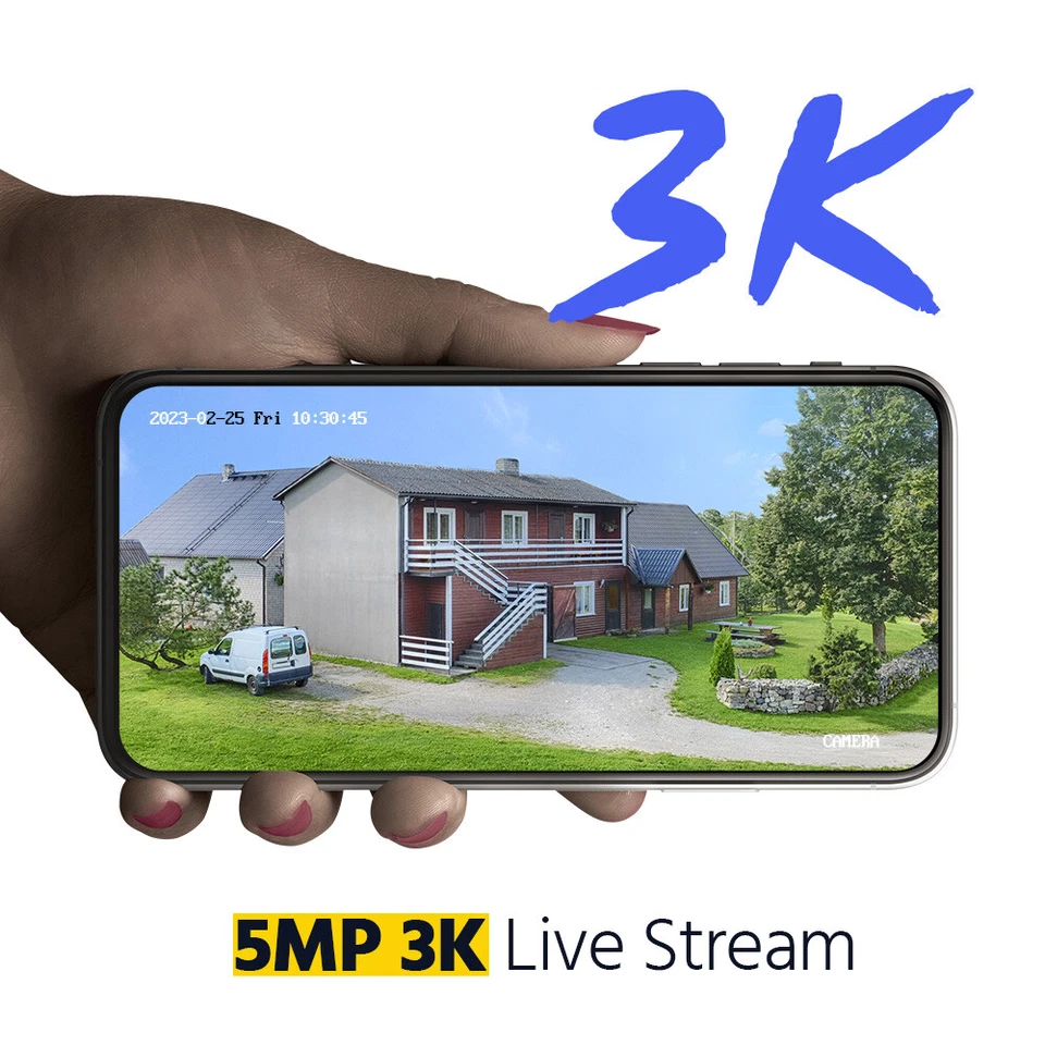 Sistema de cámara de seguridad de audio ANNKE 8CH DVR 5MP detección humana color noche IP67 Foto 3 de 4