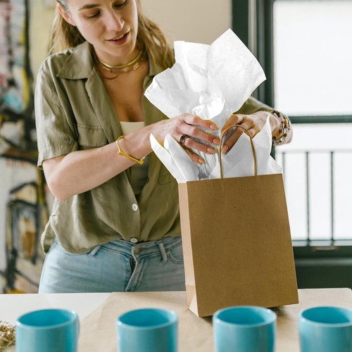 RYKOMO 200 Sheets 15x20" Acid-Free Unbuffered Archival Tissue Paper White - Picture 2 of 8