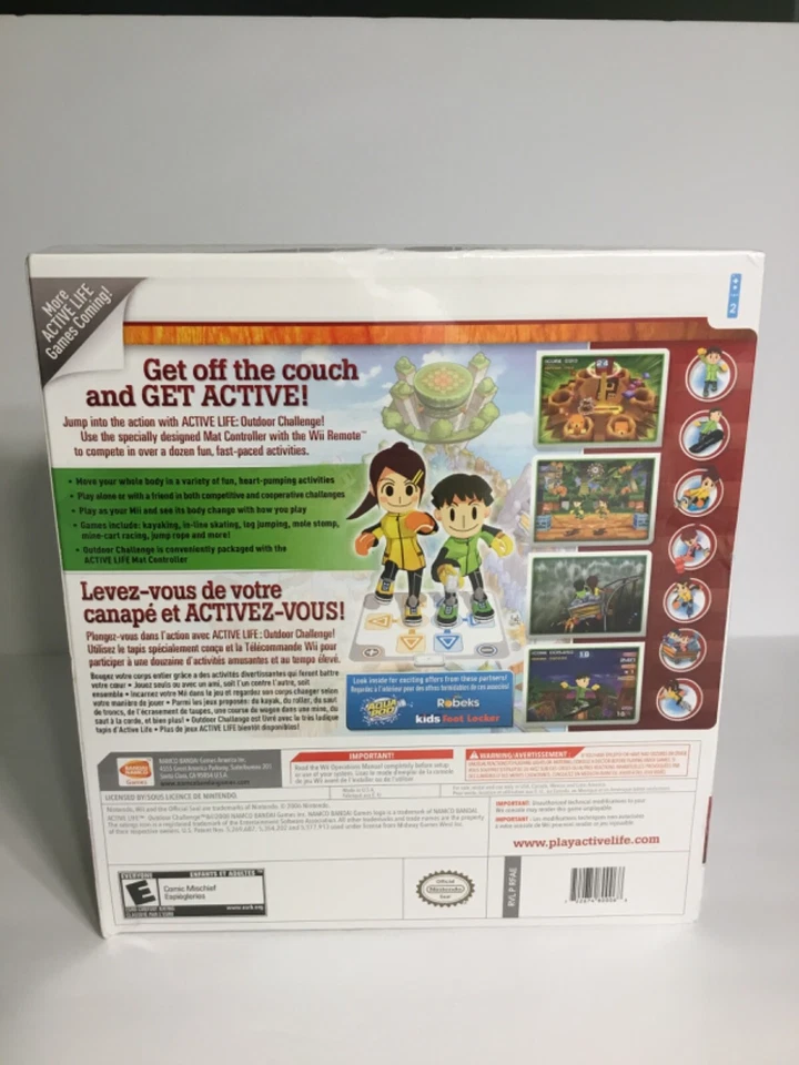 NIB Vintage 2008' Bandai Namco Games Nintendo Wii Active Life Outdoor Challenge - Image 4 of 4