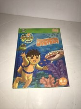 Go Diego Go! Underwater Mystery Leap Reader Tag Book Hardcover Interactive Nick