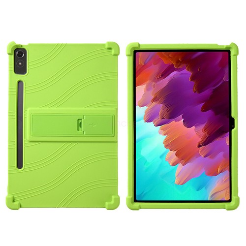 For Lenovo Tab P12 12.7" 2023 Tablet Kids Silicone Case Shockproof Stand Cover - Picture 19 of 35