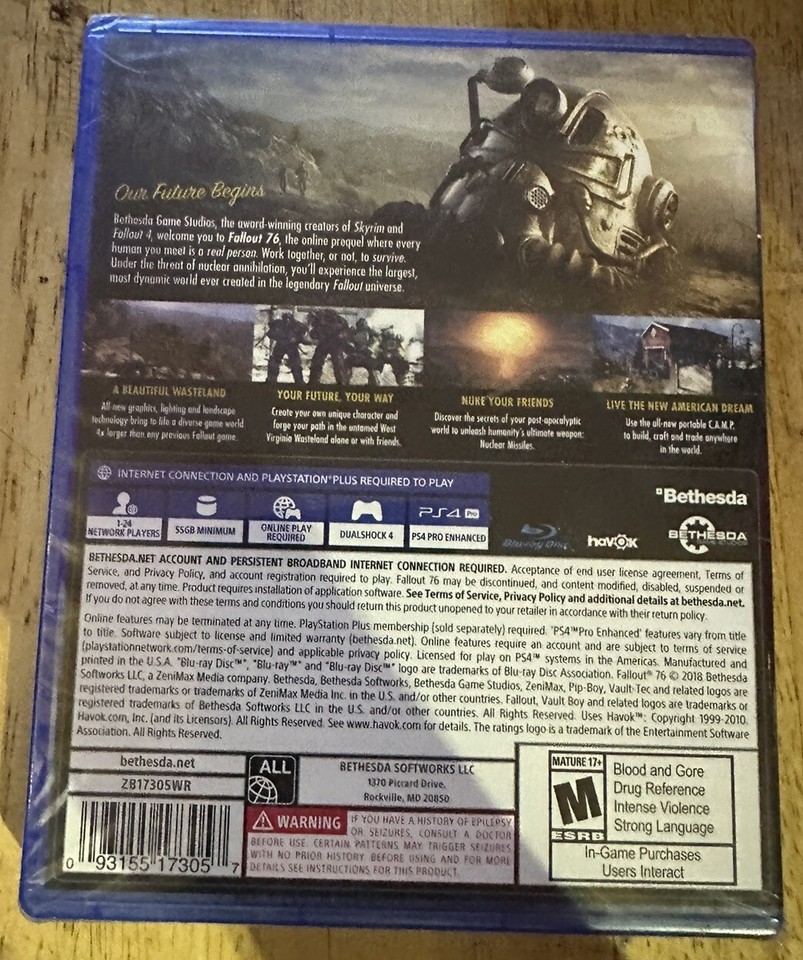 Fallout 76 - Sony PlayStation 4 93155173057| eBay