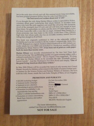 Autografato Da Harlan Ellison - Ragno Kiss Arc Sc. 1st/1st + Pic W/Bookplate - Picture 4 of 11