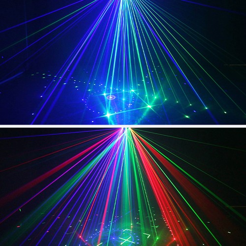 Pattern Projector Laser Stage Light LED RGB Party Show Light with battery 1Eb5 - Picture 8 of 16