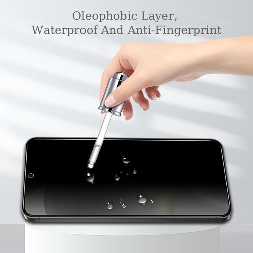 3-Pack Privacy Tempered Glass Screen Protector For Samsung Galaxy S24 FE - 第 4/5 張圖片