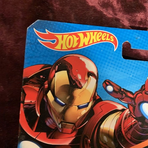 Hot Wheels 2014 Character Cars Marvel IRON MAN, New, See Pics! - Picture 2 of 10