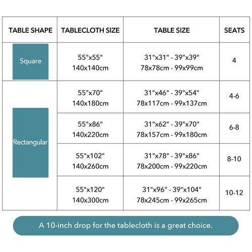 Cotton Linen Rectangular Table Cloth Wrinkle Resistant Waterproof Tablecloth ... - Picture 6 of 7