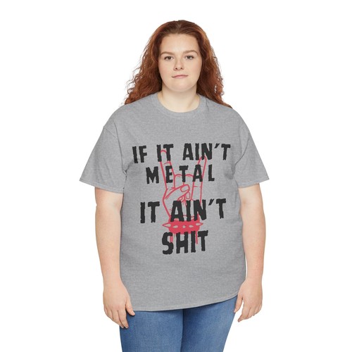 If It Ain’t Metal It Ain’t Sh*t T-Shirt Heavy Metal Rock Band Tee Funny (S-5XL) - Picture 65 of 149