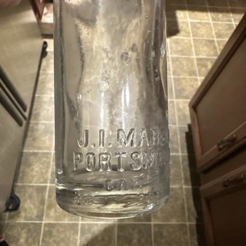 1931 J. I. Marsh Co. Embossed Soda Bottle Portsmouth Ohio OH - Picture 2 of 15