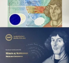 Poland 20 Zlotych 2022 550th Commemorative Polymer P 197 UNC W/Folder