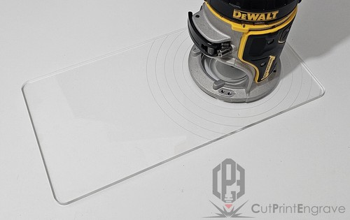 Rectangular Shape Router Base Plate For DeWalt DCW600 DCW604 D26200 - 7 TYPES - Picture 49 of 55