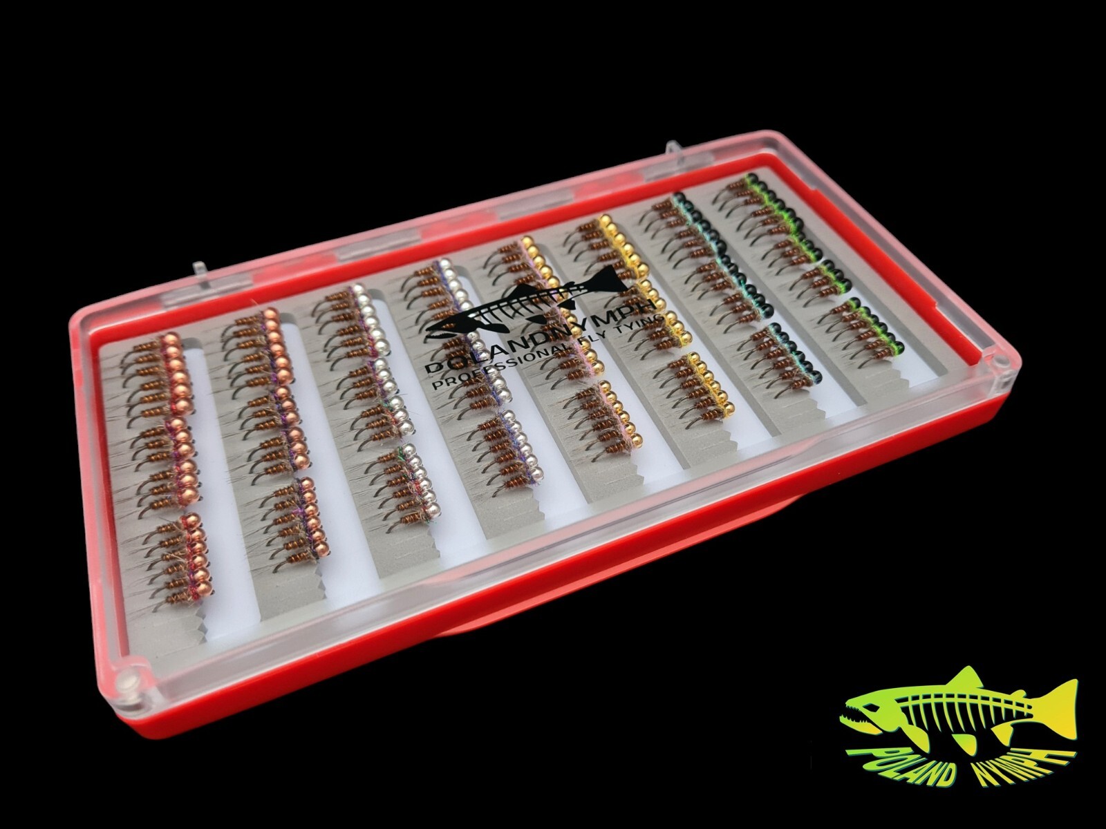 Polandnymph French PT Box 144 Euro Nymph size 12, 14 and 16  Jig Hooks BL - Image 9
