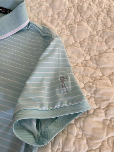 WOMENS RLX RALPH LAUREN PULLOVER GOLF POLO SHIRT SZ S STRIPE SNAPS WINDMILL - Picture 6 of 11