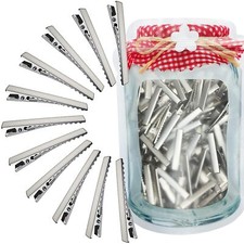 150Pcs Alligator Hair Clips for Hair Bows, 4.5cm/1.77" Bow Clips Bulk, Gator M