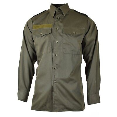 Genuine autrichien armée Chemise Gris service militaire à manches longues Battle Dress Uniform nouveau Genuine autrichien armée Chemise Gris service militaire à manches longues Battle Dress Uniform nouveau