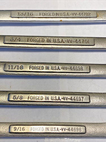 Craftsman Combination Wrench Set Of 10 SAE 1/4”-13/16” USA - Picture 4 of 14