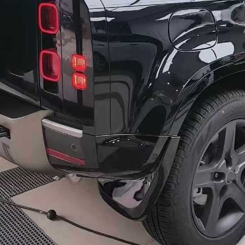 Glossy Black Wheel Mud Flaps Mudguards Accessories For Defender 110 90 2020-2024 - Bild 4 von 14