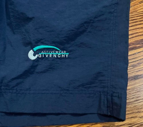 Vintage Givenchy Navy / Green Swim Trunks (Size XL) NWT - Picture 3 of 4