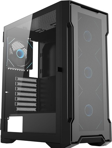 HellCracks Black ATX Tempered , 6 or 3 x 120mm ARGB Fan Incl. 1 x USB3, 2xUSB2 - Picture 39 of 50