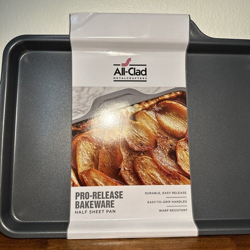 All-Clad Pro-Release Antihaft Backformen Halbe Blech Pfanne Doppelgriff mit Mängeln - Bild 2 von 7