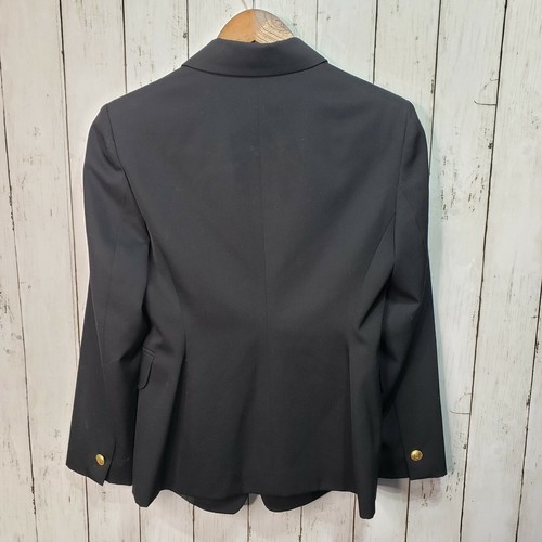 Classiques Entier Nordstrom One Button Black Wool Blazer Size Small - Picture 3 of 5