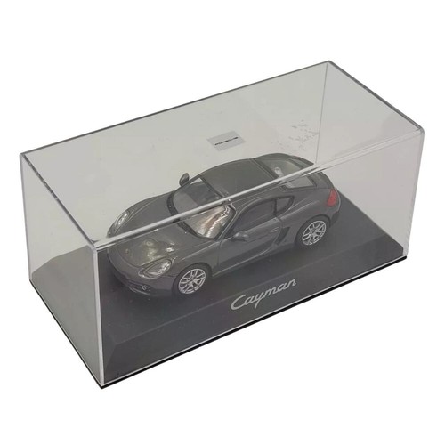 Minichamps Porsche Cayman 1:43 Typ 981 Modell 2013 Rauchquartz Metall NEU u OVP - Bild 2 von 4