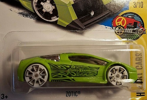Hot Wheels 2019 HW Art Cars Series 3/10 ZOTIC Green Race Car Vehicle Toy 135/250 - Picture 8 of 12