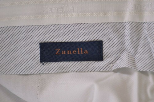 Zanella Anzughose Größe 38 in einfarbig khaki hellbraun Wolle Devon neu mit Etikett - Bild 9 von 10