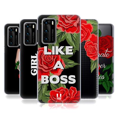 HEAD CASE DESIGNS RED ROSES SOFT GEL CASE FOR HUAWEI PHONES 4