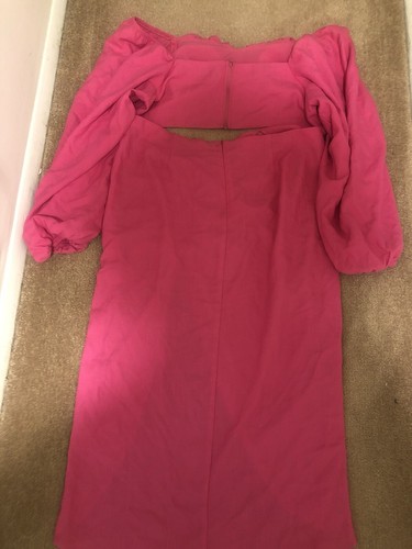 SHOWPO ZWEITEILIGES SET - BALLONÄRMEL BAUCHFREIES OBERTEIL & MIDIROCK Übergröße 16 rosa - Bild 4 von 14