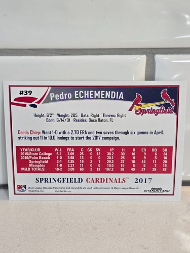 St. Louis Cardinals Minor League Cards 2017 2018 2019 Springfield & Memphis - Picture 53 of 197