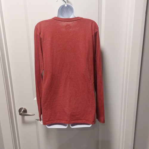 Life Is Good Langarmshirt Gr. L Today Is A Good Day rot geblümt  - Bild 3 von 4