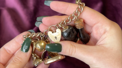 Bracelet Lancaster Avec Breloques – Bijou Fantaisie Occasion, Style Charmant