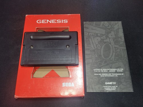 Wheel of Fortune Sega Genesis EXMT+ condition COMPLETE n box authentic! - Picture 8 of 9