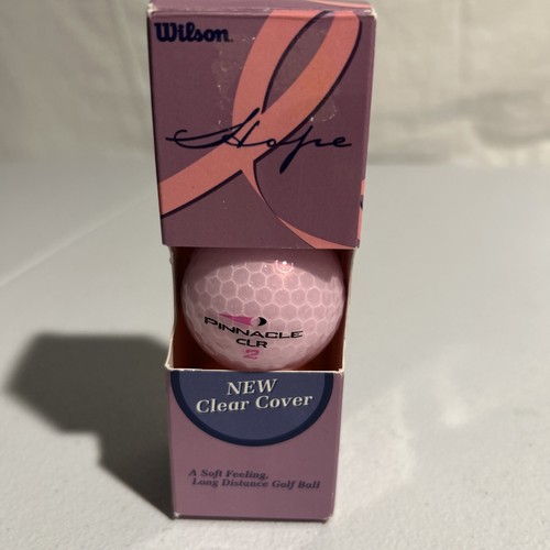 Wilson Pinnacle Hope 3 Pack Pink Purple Golf Balls Soft Breast Cancer Research