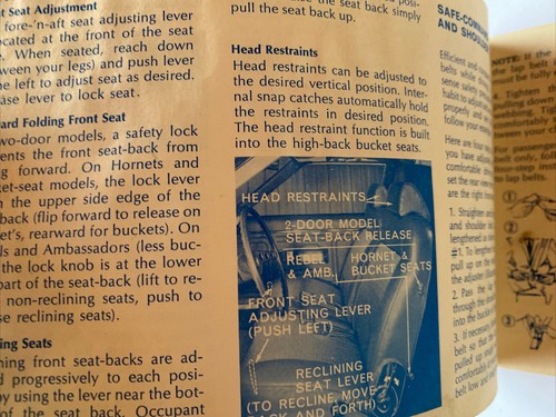 American Motors 1970 Owners Manual Paperback Book Used - Bild 7 von 10