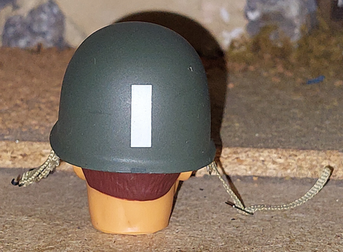 Elmetto 1/6 Dragon DID WWII US Army LT rango sciolto - Foto 2 di 2