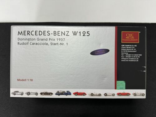 CMC Mercedes-Benz W-125 Donington G.P 1937 R.Caracciola #1 M-113 Limited edition - Foto 8 di 8