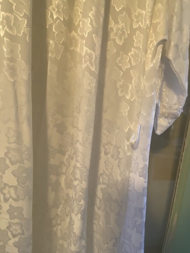Vintage Christian Dior Robe Antique Lace One SZ Petite I Magnin No Rips Stains - Picture 8 of 14
