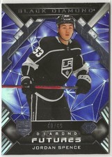 2022 2022-23 Black Diamond Diamond Futures Purple #BDFJS Jordan Spence 40/49