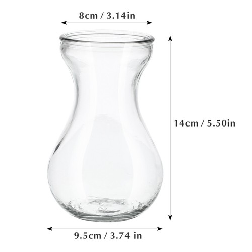 4pcs Decorative Glass Terrarium Planter Small Glass Vase Growing Vase - Picture 7 of 12