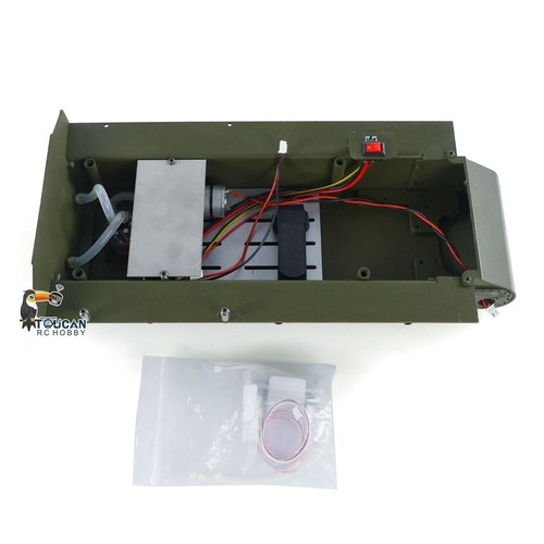Metal Chassis w/ Metal Smoke Unit for RC 1:16 M4A3 Sherman Military Tank Part - Picture 12 of 12