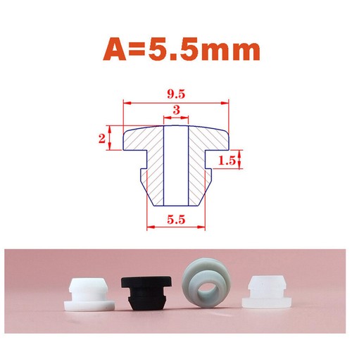 Passacavi Cablaggio Gomma Silicone Passacavo Aperto Proteggi Boccole 4,5mm-60,6mm - Foto 14 di 62